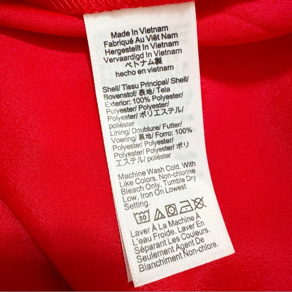 J. Crew NWT Luxe Lace Dress Red NWT 8